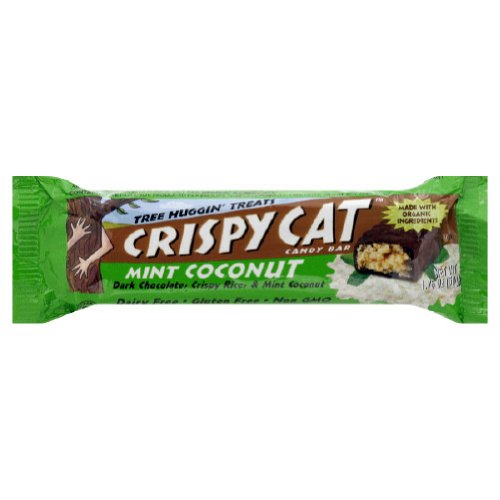 Crispy Cat Organic Mint Coconut Candy Bar ( 12×1.75 Oz) logo