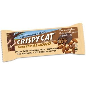 Crispy Cat Organic Toasted Almond Candy Bar ( 12×1.75 Oz) logo