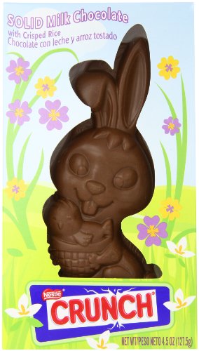 Crunch Solid Milk Chocolate Bunny, 4.5 Ounce (Pack of 12) logo