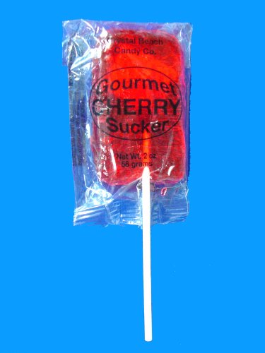 Crystal Beach Amusement Park Halls Original Gourmet Sucker – Cherry logo