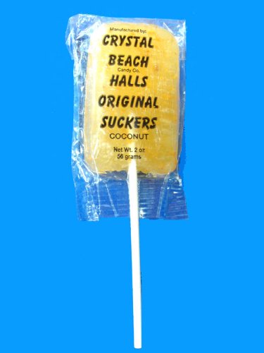 Crystal Beach Amusement Park Halls Original Gourmet Sucker – Coconut logo