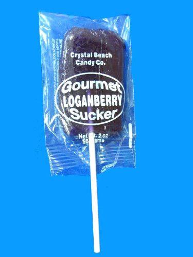 Crystal Beach Amusement Park Halls Original Gourmet Sucker – Loganberry logo