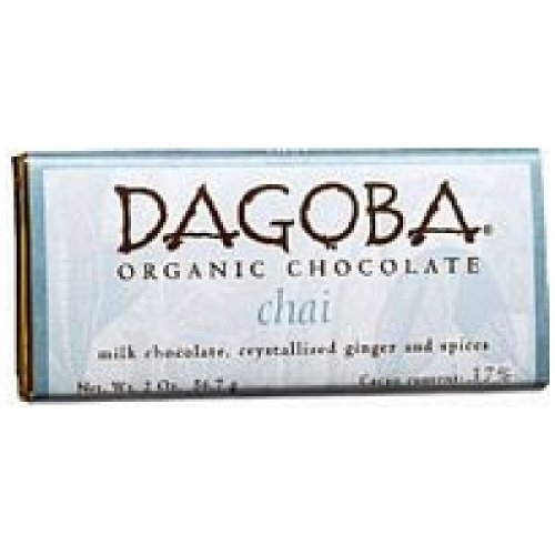 Dagoba Chocolate Chai Milk Chocolate Bar 37% (12×2 Oz) logo