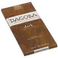 Dagoba Organic Choc – Dagoba Chocolate Dark Chocolate Bar 59% 2 Oz (Pack of 12) logo