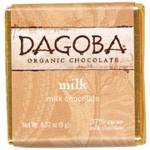 Dagoba Organic Chocolate Milk, 37% Cacao 9 Gr logo