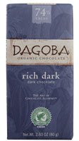 Dagoba Organics Rich Dark Chocolate Bar — 2.83 Oz logo