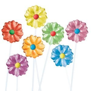 Daisy Flower Lollipops 120ct Bag logo