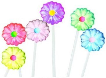 Daisy Flower Twinkle Pops Assorted 7 Flavors – 40ct. logo