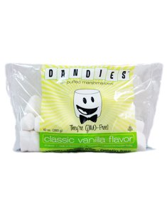 Dandies: Air-puffed Marshmallows Classic Vanilla Flavor (4 X 10 Oz) logo