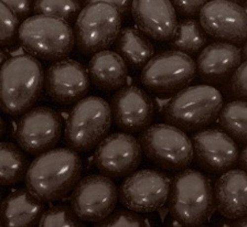 Dark Brown Chocolate Jordan Almonds 5lb Bag logo