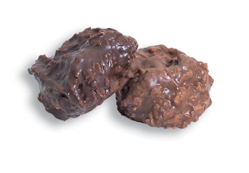 Dark Chocolate Coconut Clusters – 1lb Gift Box logo