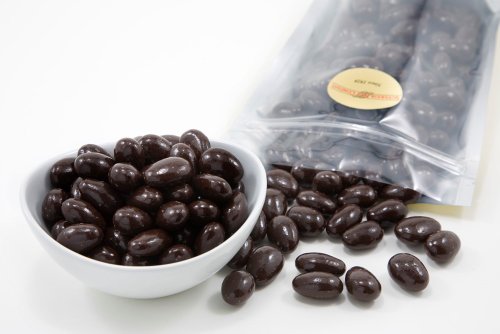Dark Chocolate Covered Almonds (1 Pound Bag) logo