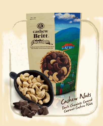 Dark Chocolate Covered Gourmet Cashew Nuts logo