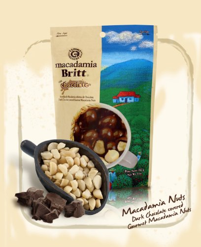 Dark Chocolate Covered Gourmet Macadamia Nuts logo