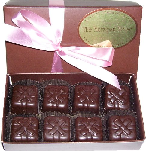 Dark Chocolate Covered Marzipan 8 Pcs logo