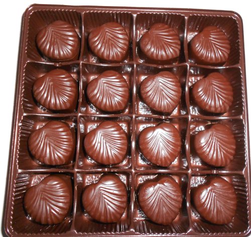 Dark Chocolate Covered Nougat Marzipan 32 Pcs logo
