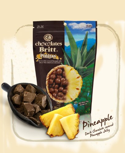 Dark Chocolate Covered Pineapple logo