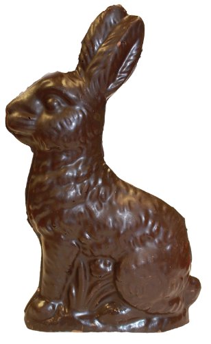 Dark Chocolate Easter Bunny Rabbit 1lb Solid Chocolate logo