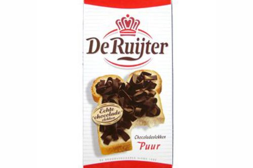 Dark Chocolate Flakes (chocoladevlokken Puur)- 10.6oz [pack of 3] logo