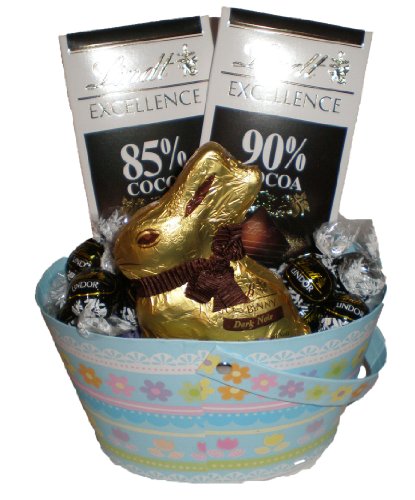 Dark Chocolate Lovers Lindt Easter Basket logo