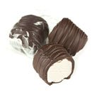 Dark Chocolate Marshmallows Candy logo