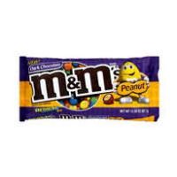 Dark Chocolate Peanut M&M’s, 12.6 Oz. Bag (1 Pack) logo