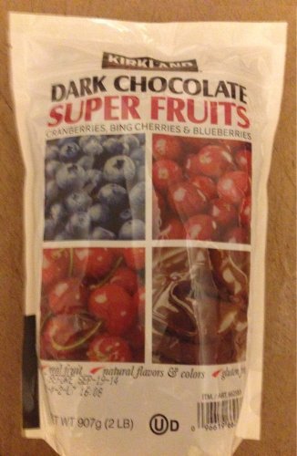 Dark Chocolate Super Fruits Cranberries, Bing Cherries, Blueberries 2 Lb logo