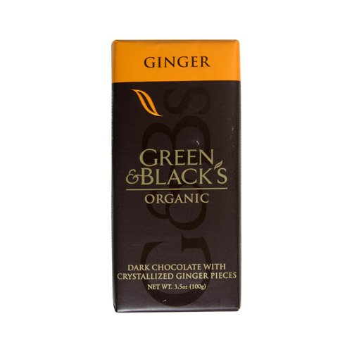 Dark Chocolate With Ginger Organic (10 Bars) 3.50 Ounces logo