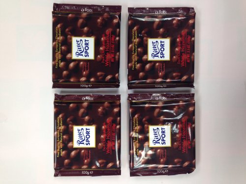 Dark Chocolate With Whole Hazelnuts – Pack of 4 Bars logo