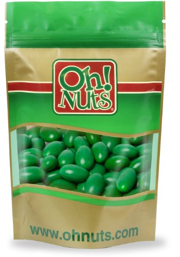 Dark Green Jordan Almonds 5 Pound Bag – Oh! Nuts logo