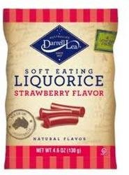 Darrell Lea Red Strawberry Soft Eating Liquorice, 7-ounce logo