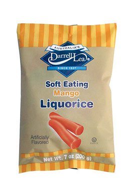 Darrell Lea Soft Eating Liquorice Mango — 7 Oz logo