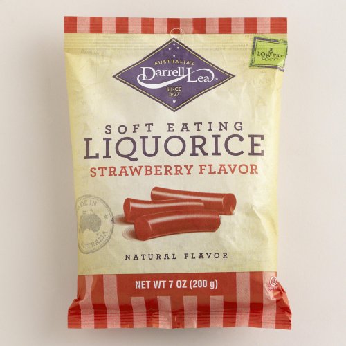 Darrell Lea Strawberry Licorice 7oz.(Pack of 2) logo