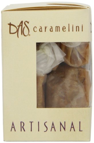 Das Caramelini French Salted Caramels, Candied Ginger & Pistachio, 4 ounce Boxes (Pack of 3) logo