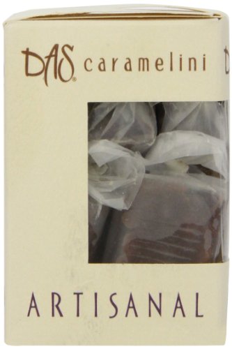 Das Caramelini French Salted Caramels, Chocolate & Walnut, 4 ounce Boxes (Pack of 3) logo