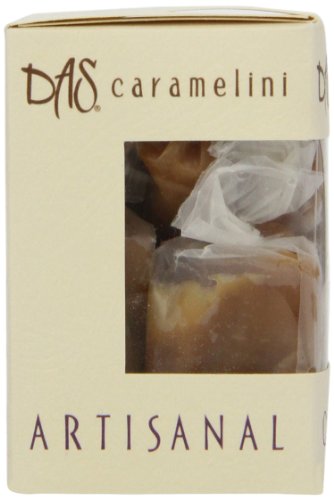 Das Caramelini French Salted Caramels, Classic, 4 ounce Boxes (Pack of 3) logo