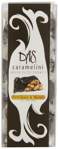 Das Caramelini French Salted Joy Of Caramel Chocolate and Walnut Box, 13 ounce (Pack of 3) logo