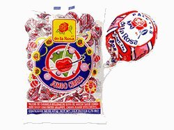 De La Rosa Lollipop Jumbo Cereza 33.5 Oz logo