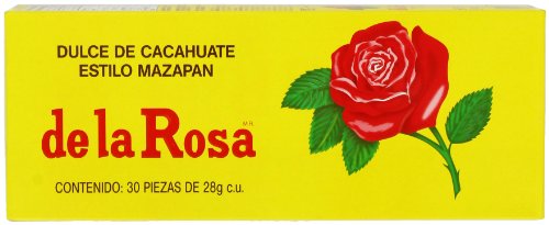 De La Rosa Peanut Mazapan Candy, 30 Package logo