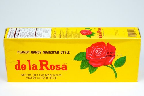 De La Rosa Peanut Mazapan Candy 30 Pieces logo