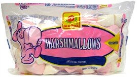 De La Rosa Pink and White Marshmellows, 16 Oz logo