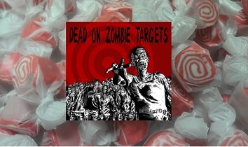 Dead On Zombie Targets Salt Water Taffy logo