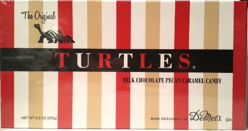 Demet’s the Original Turtles – Milk Chocolate Pecan Caramel Candy logo