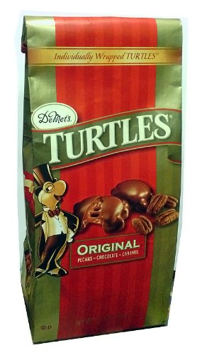 Demet’s Turtles Original, Pecans~chocolate~caramel, 17.5-ounce logo