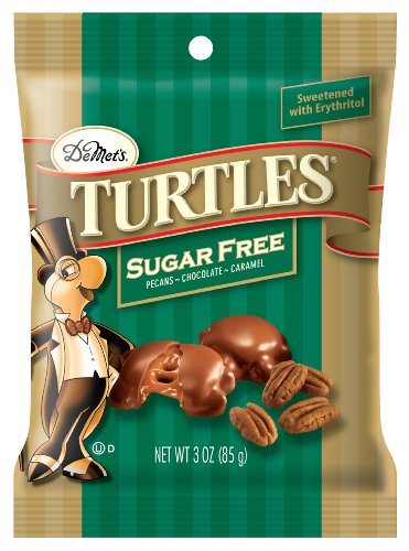 Demet’s Turtles Sugar Free Turtles, 3 ounce Bags (Pack of 12) logo