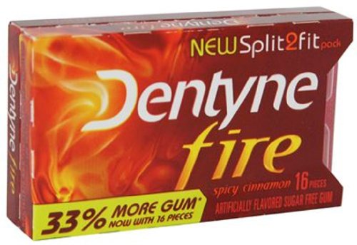 Dentyne Fire Gum Spicy Cinnamon 9ct logo