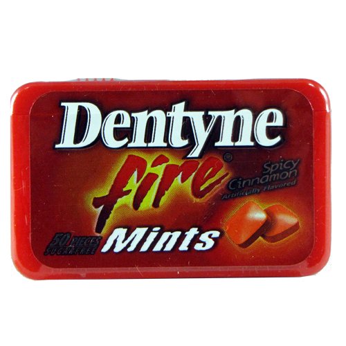 Dentyne Fire Mints Cinnamon 50 Pc – 9 Unit Pack logo