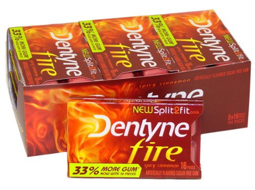 Dentyne Gum – Fire Spicy Cinnamon, 12 Count logo