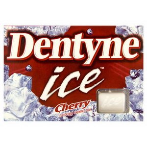 Dentyne Gum Ice Cherry 12.6g. Pack of 5 logo