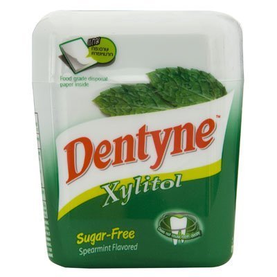 Dentyne Gum Xylitol Spearmint 47.6 G. logo